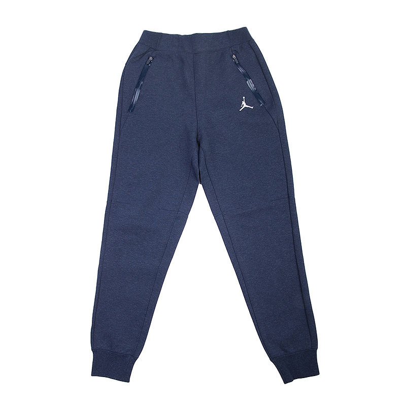 мужские синие брюки Jordan AJ Fleece Pants 688994-473 - цена, описание, фото 1